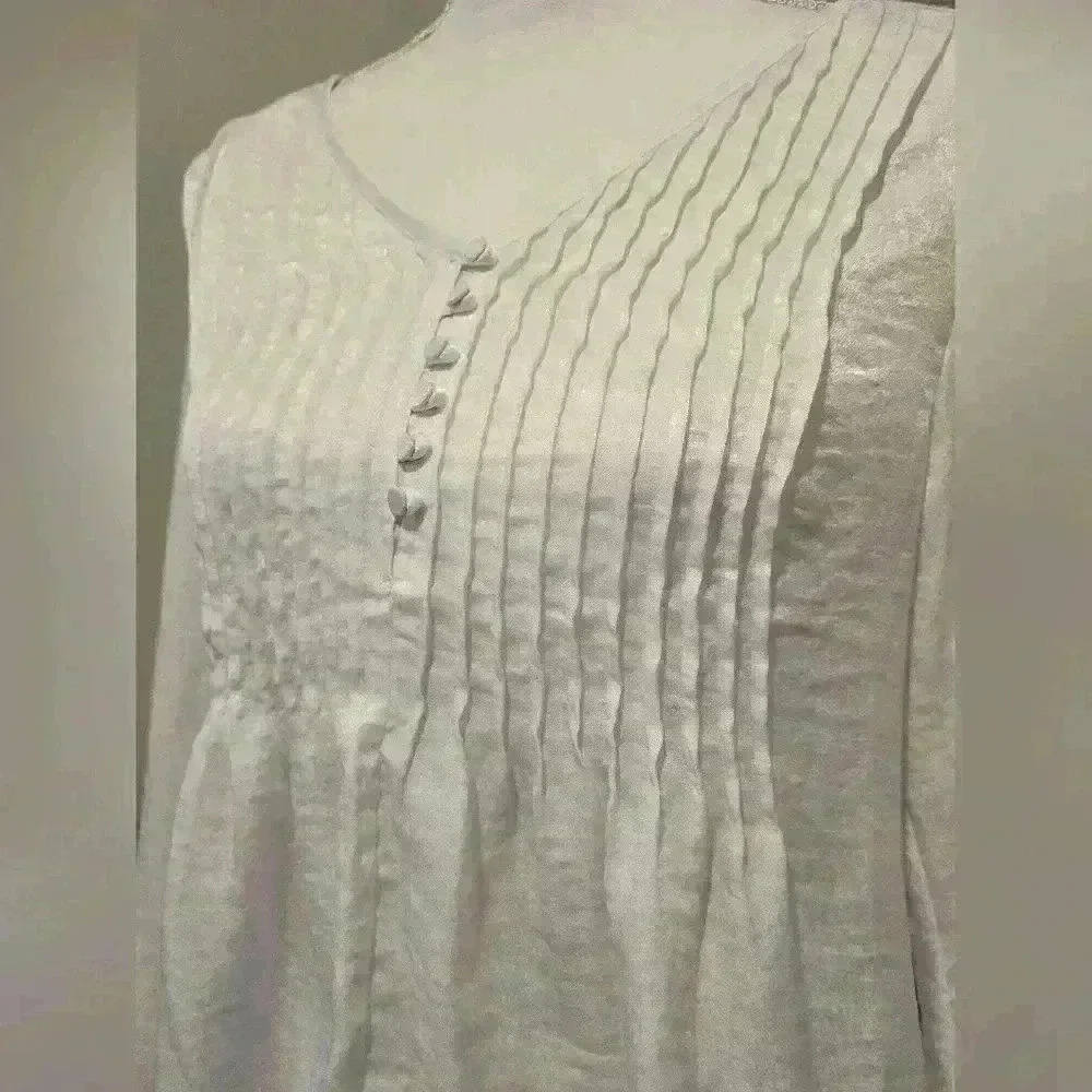 Calvin Klein Blouse Size Medium - Picture 6 of 9